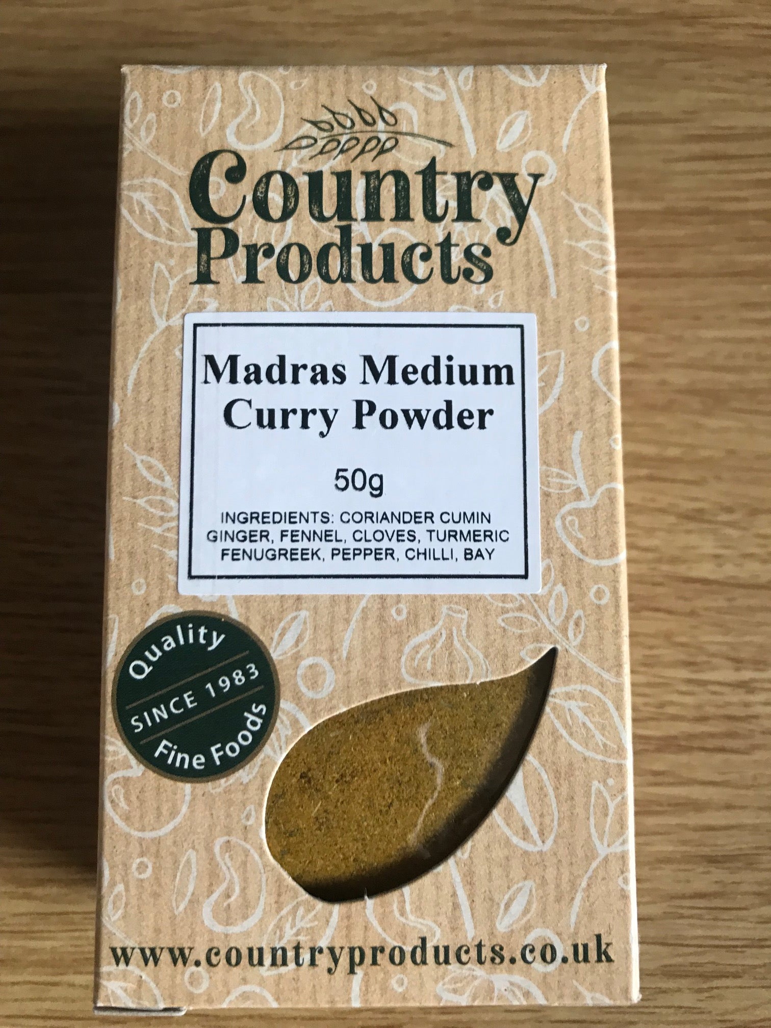 Medium shop curry powder